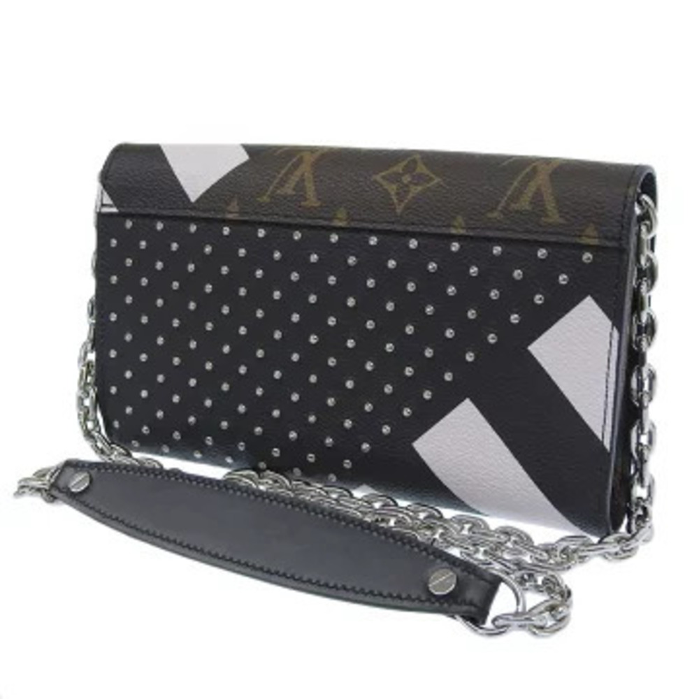Louis Vuitton Monogram Portefeuille Twist Chain Wallet - Picture 2 of 6